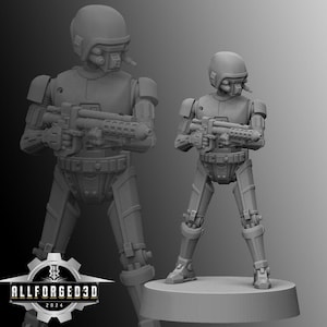 Assassination Droid 87 SW RPG Legion 3D Printed Sci-FI Miniature Mini