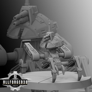 Attack Droid Mark IV SW Legion 3D Printed Sci-FI Miniature Mini