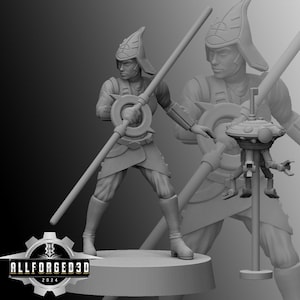 Authority Executioner 7 SW Legion RPG 3D Printed Sci-FI Miniature Mini