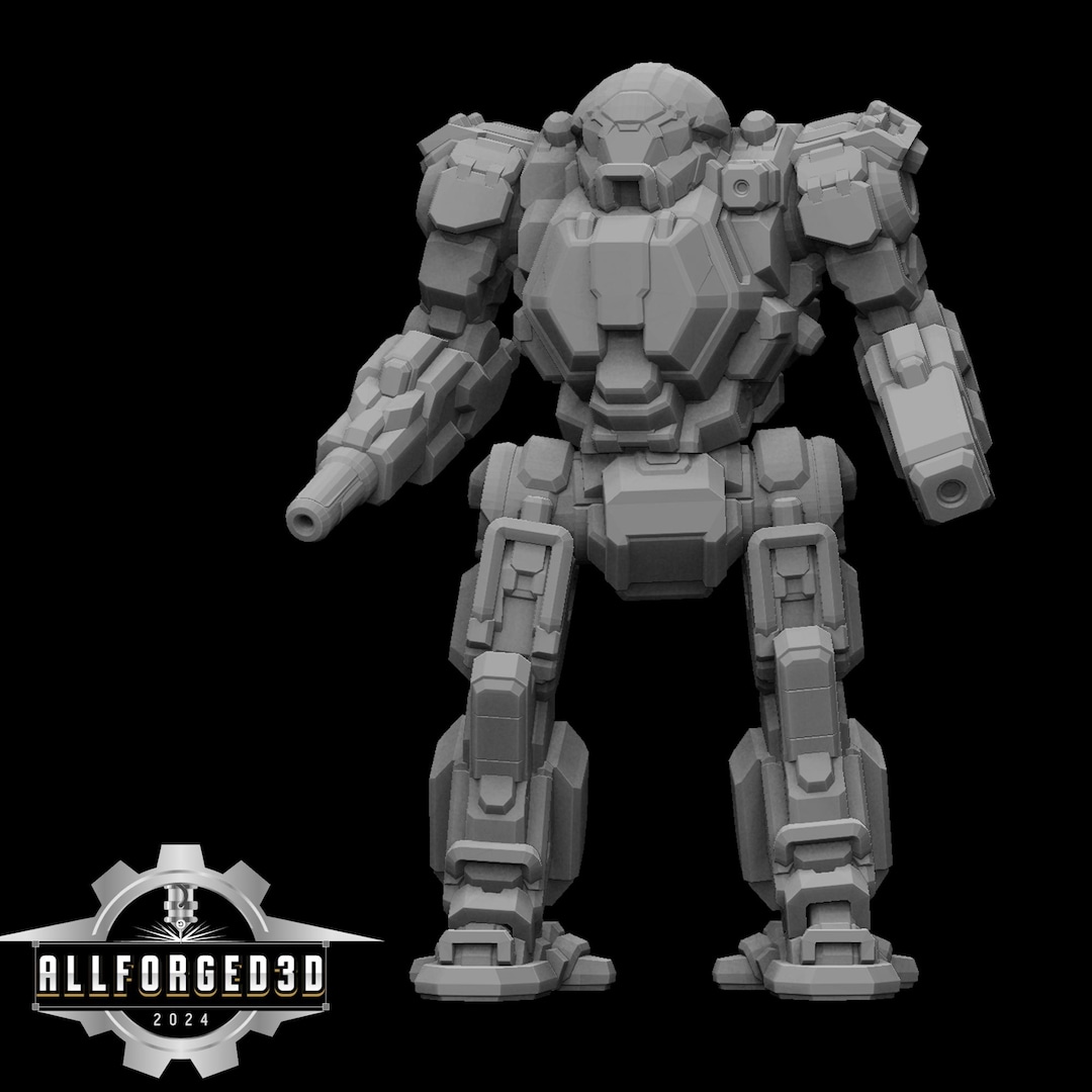 Enforcer | ENF-4R | 3D Printed Sci-fi Miniature Mini 1:265 285 6mm ...