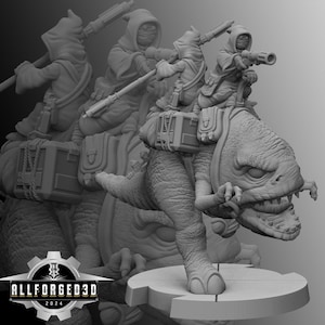 Aggressive Traders SW Legion RPG 3D Printed Sci-FI Miniature Mini