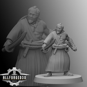 Ronin Warrior | Kyoushuneko | Table Top Gaming Mini | RPG | D&D | 3D Printed Miniature