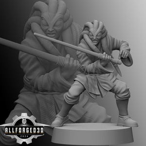 Mystical Sage with Tenacles SW Legion RPG 3D Printed Sci-FI Miniature Mini