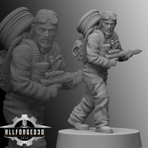 Bodhi Rook Defector Engineer SW Legion RPG 3D Printed Sci-FI Miniature Mini