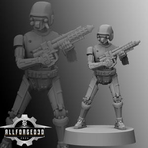 Assassination Droid 87 SW RPG Legion 3D Printed Sci-FI Miniature Mini