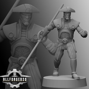 Authority Executioner 5 SW Legion RPG 3D Printed Sci-FI Miniature Mini