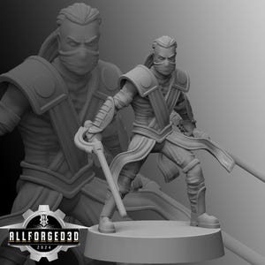 Authority Executioner 10 SW Legion RPG 3D Printed Sci-FI Miniature Mini