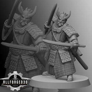 Ronin Hero | Kyoushuneko | Table Top Gaming Mini | RPG | D&D | 3D Printed Miniature