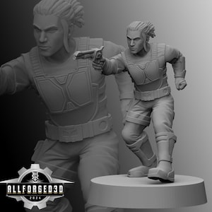 Companion Corso SW Legion RPG 3D Printed Sci-FI Miniature Mini