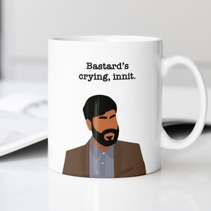 Paul Chowdhry Minimalist Taskmaster Mug - White 11oz Ceramic Mug - TV Gifts - UK Comedy