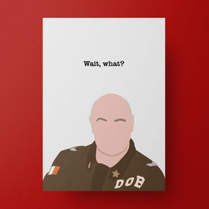 Poster minimalista Taskmaster di Dara Ó Briain - Commedia britannica - Regali Taskmaster - Carta semi-lucida classica