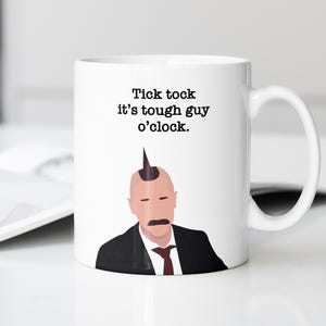 Mike Wozniak Minimalist Taskmaster Mug - White 11oz Ceramic Mug - TV Gifts - UK Comedy