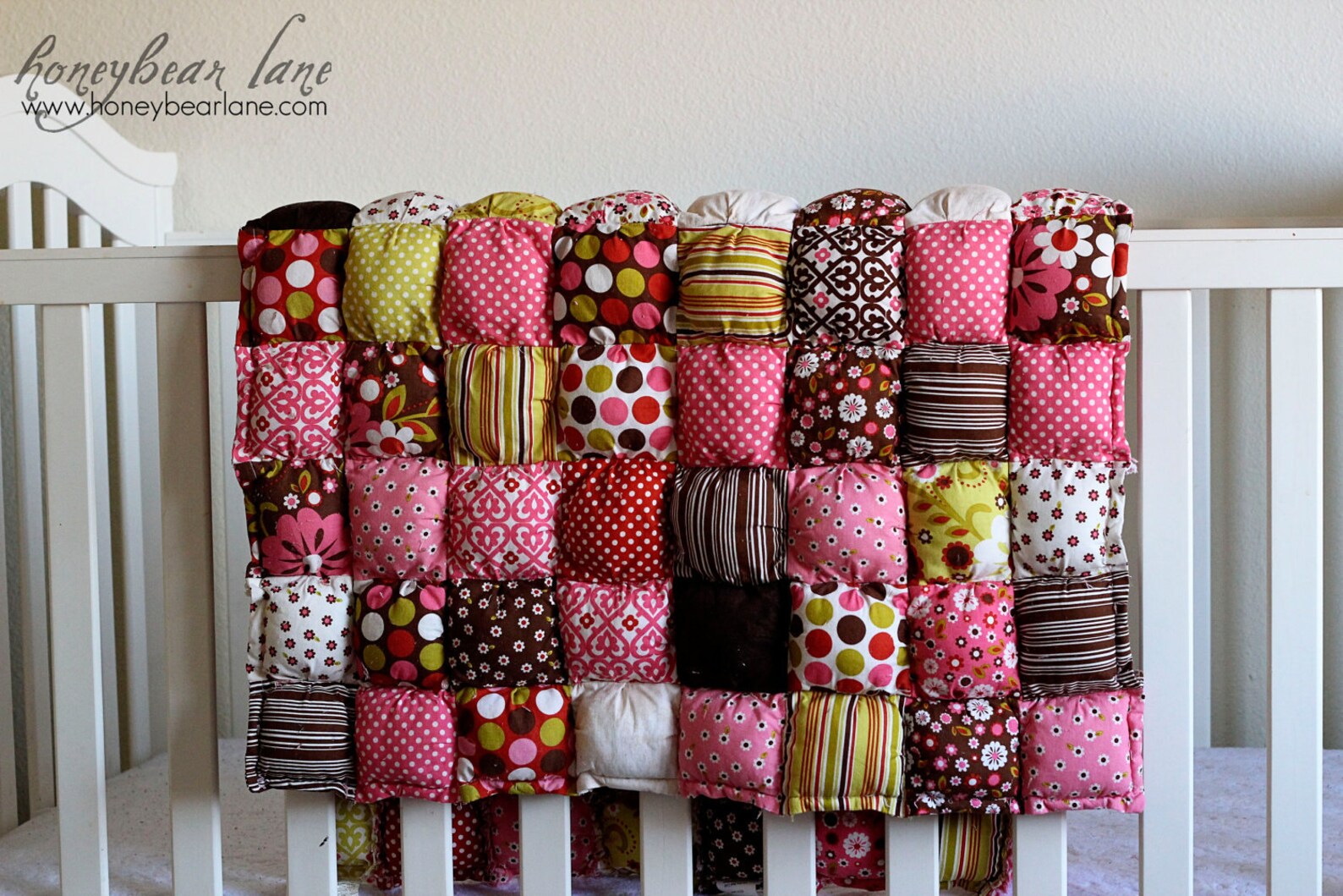 How to Make a Rag Puff Quilt Pattern PDF File Etsy