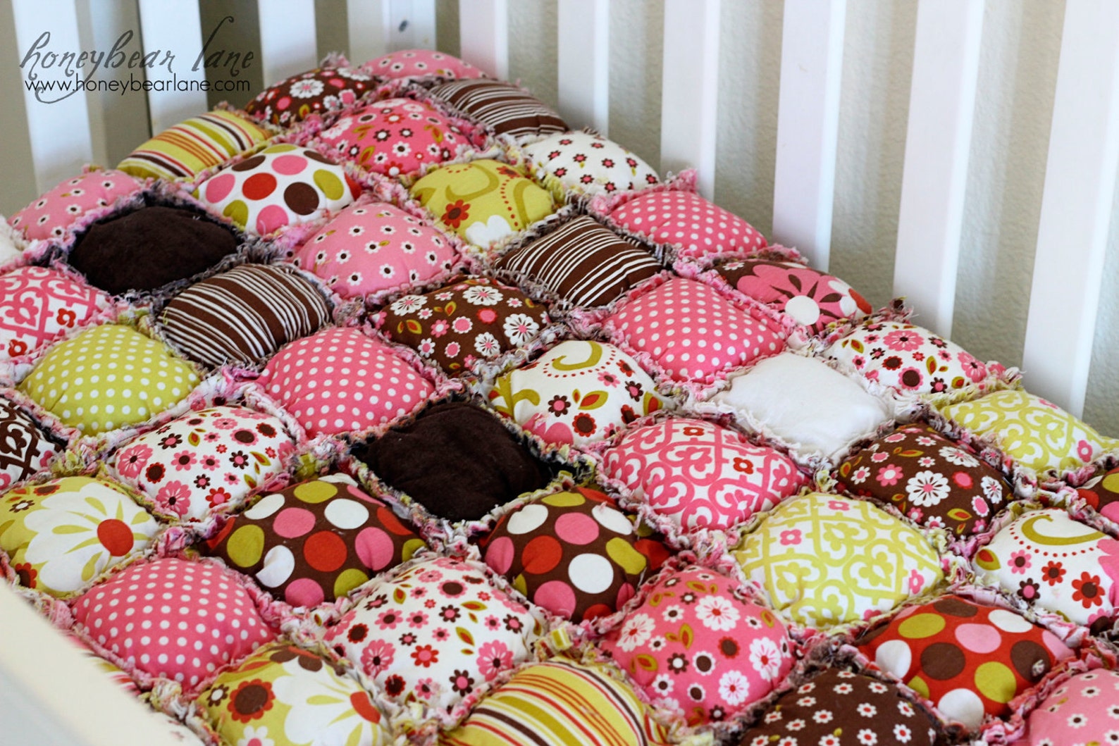 How to Make a Rag Puff Quilt Pattern PDF File Etsy