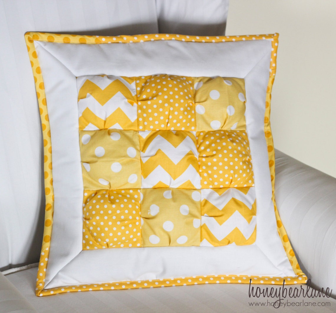 How to Make a Puff Pillow Pattern PDF File Etsy