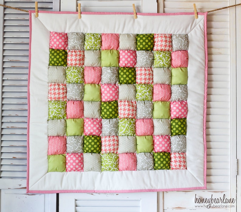 SALE How to Make a Puff Quilt Pattern PDF File image 2