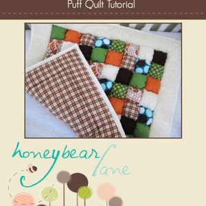SALE How to Make a Puff Quilt Pattern PDF File image 4