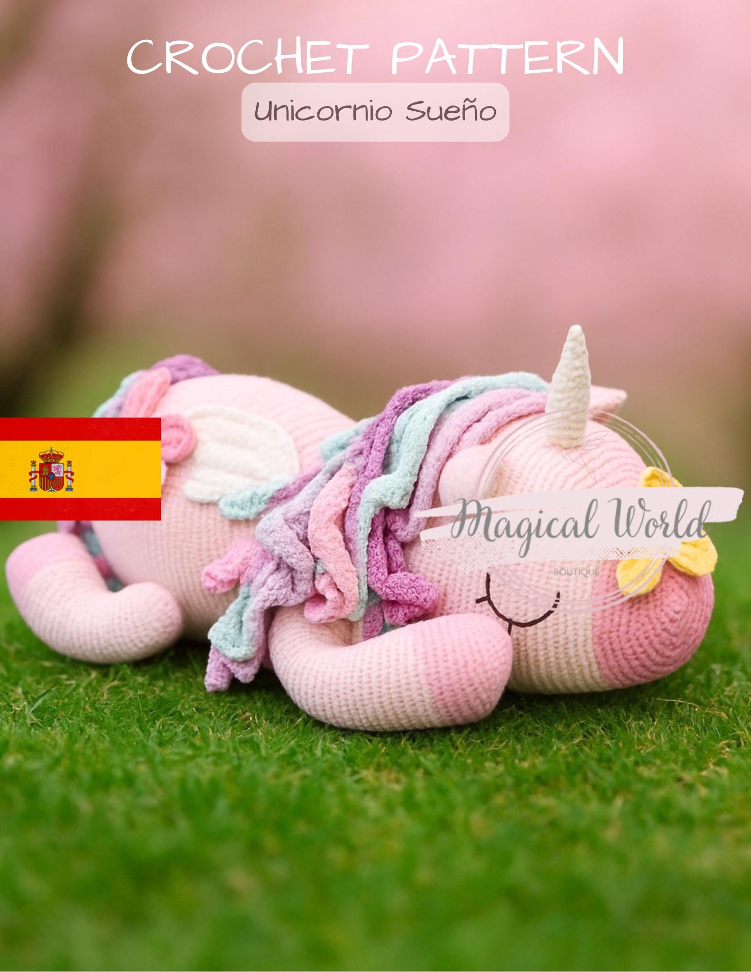 30 Unicorn Crochet Patterns to Spark a Little Handmade Magic 17 Butterfly Dream Sleeping Unicorn Crochet Pattern