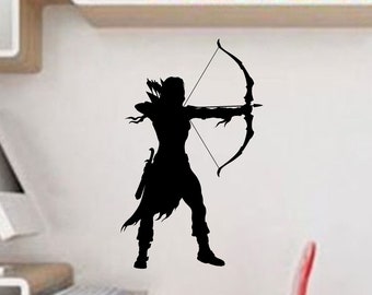 Gamer Wall Decal Sticker Video Gamer Theme Teen Student Room College Dorm Decor Archery Custom Vinyl Wall Home Office Den Decor Vinyl Decal