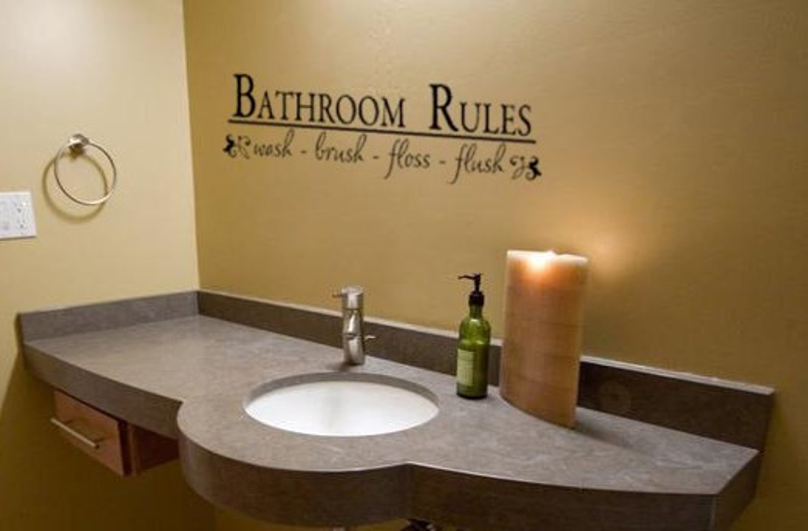 Bathroom Decalquote Decalbathroom Decorquote Stickervinyl Etsy