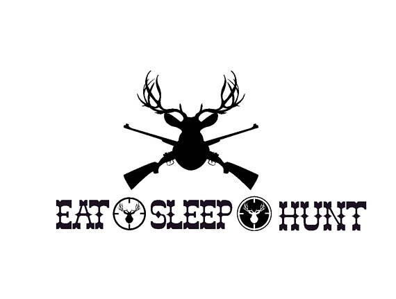 EAT SLEEP HUNT VINYL STICKER EAT SLEEP HUNT VINYL STICKER