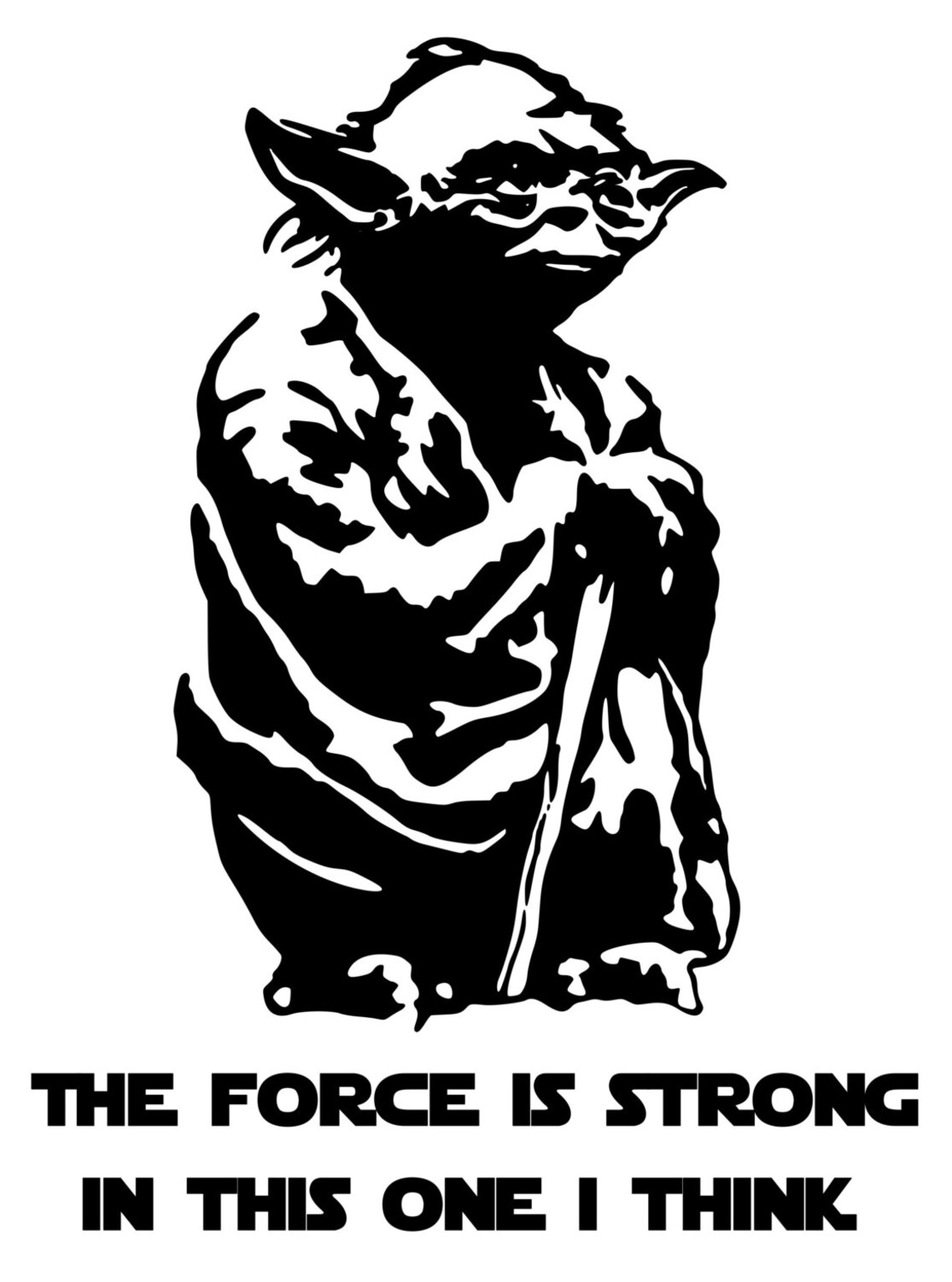 Star Wars Wall Decal Star Wars Yoda Quote Wall Decal Star Wars Etsy