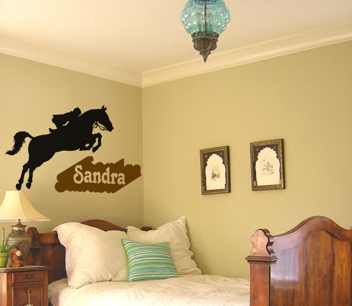 Wall Décor Wall Decals & Murals Personalized Horse With Name Wall Decal