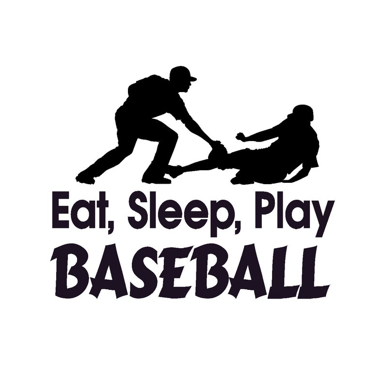 Baseball Quote Decal Sports Sticker Boys Room Wall Words Etsy