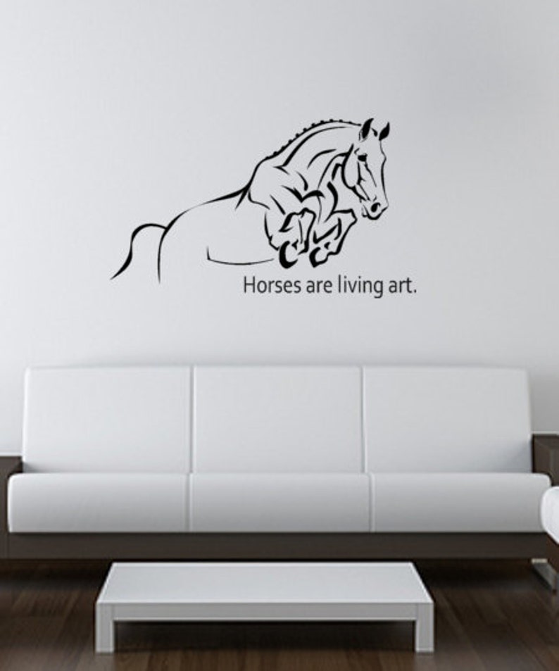 Horse Wall Decal Quote Wall Sticker Girls Teen Wall Decal Etsy