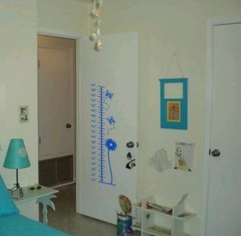 Growth Chart Decalgrowth Chart Stickernursery Wall Etsy