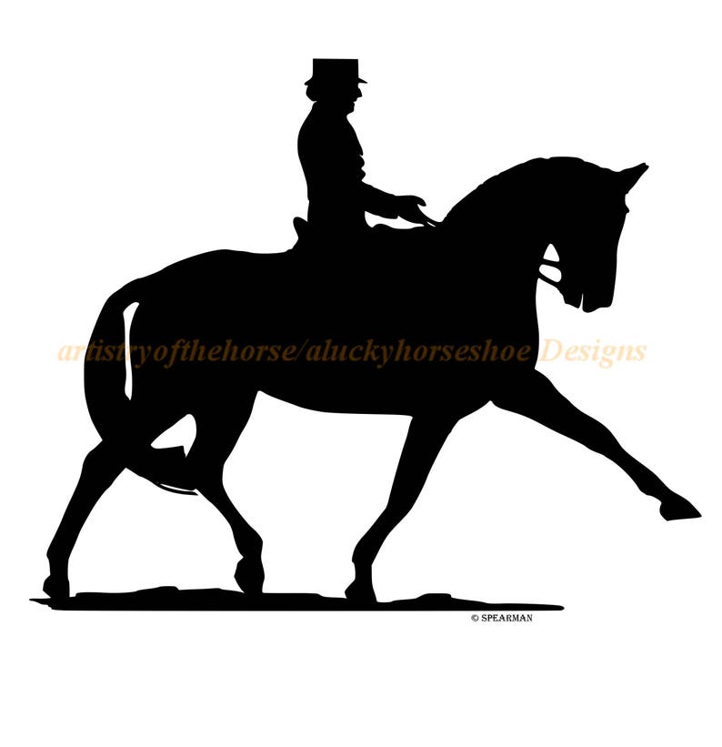 Horse Wall Decal English Horse Sticker Pony Rider Custom Etsy