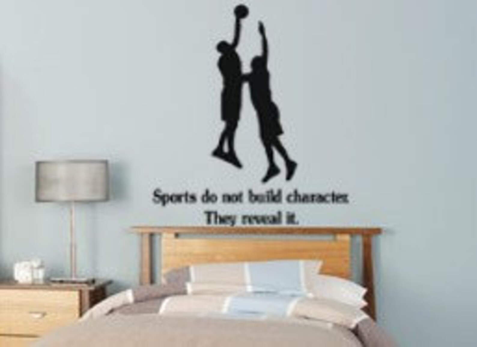 Sports Quote Decal Inspirational Quote Basketball Wall Etsy