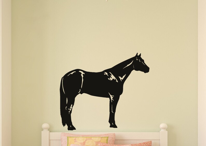 Quarter Horse Decal Pony Wall Sticker Custom Western Room Etsy