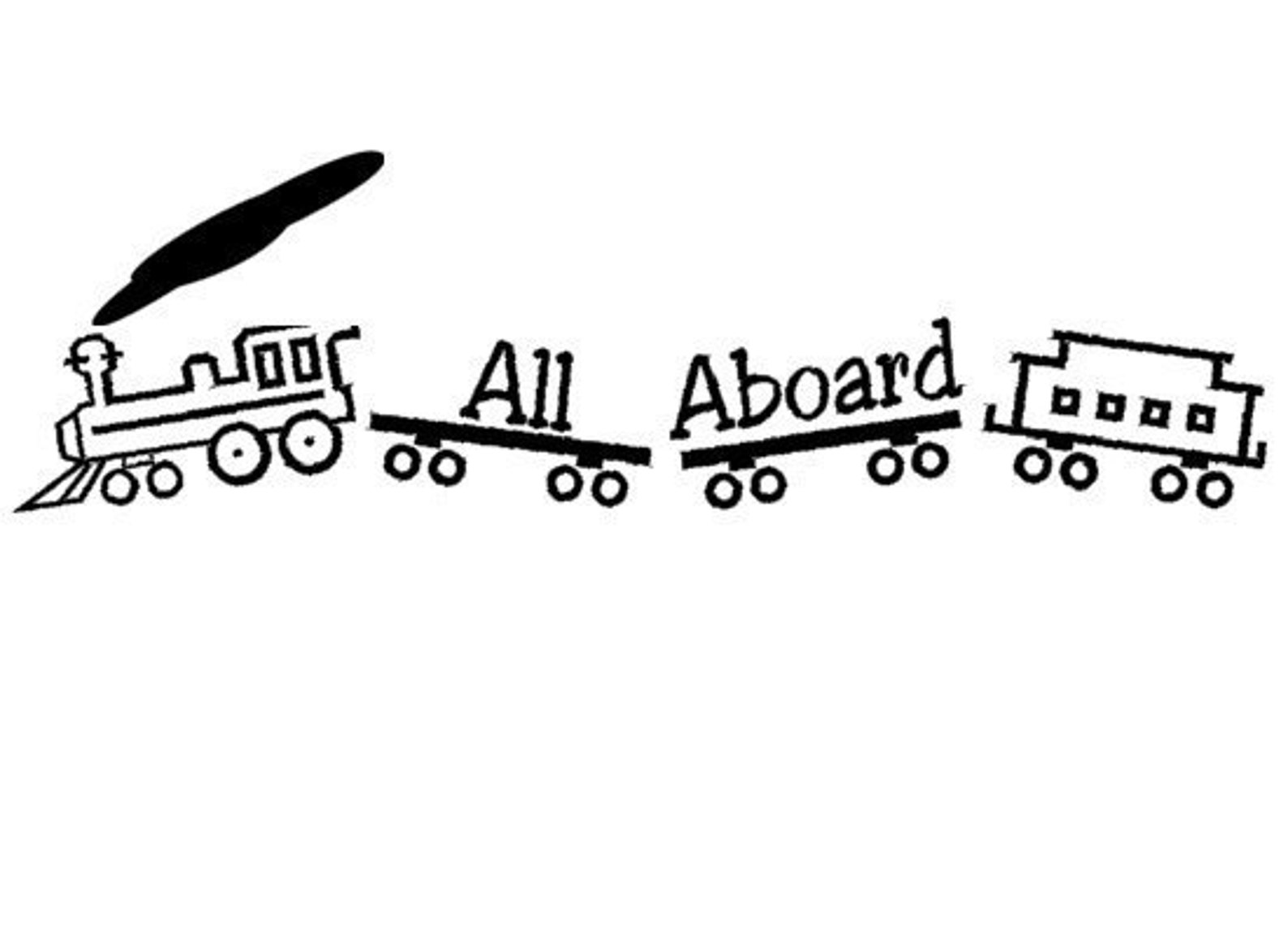 Nursery Decalnursery Decorquote Decaltrain Decalkids Room Etsy