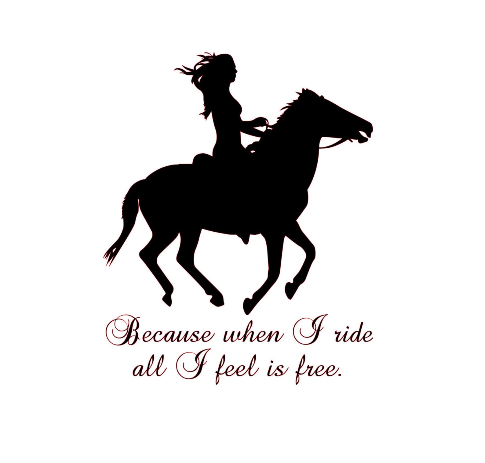 HORSE Wall DECAL Horse Quote Sticker Horse Decal For Girls Etsy