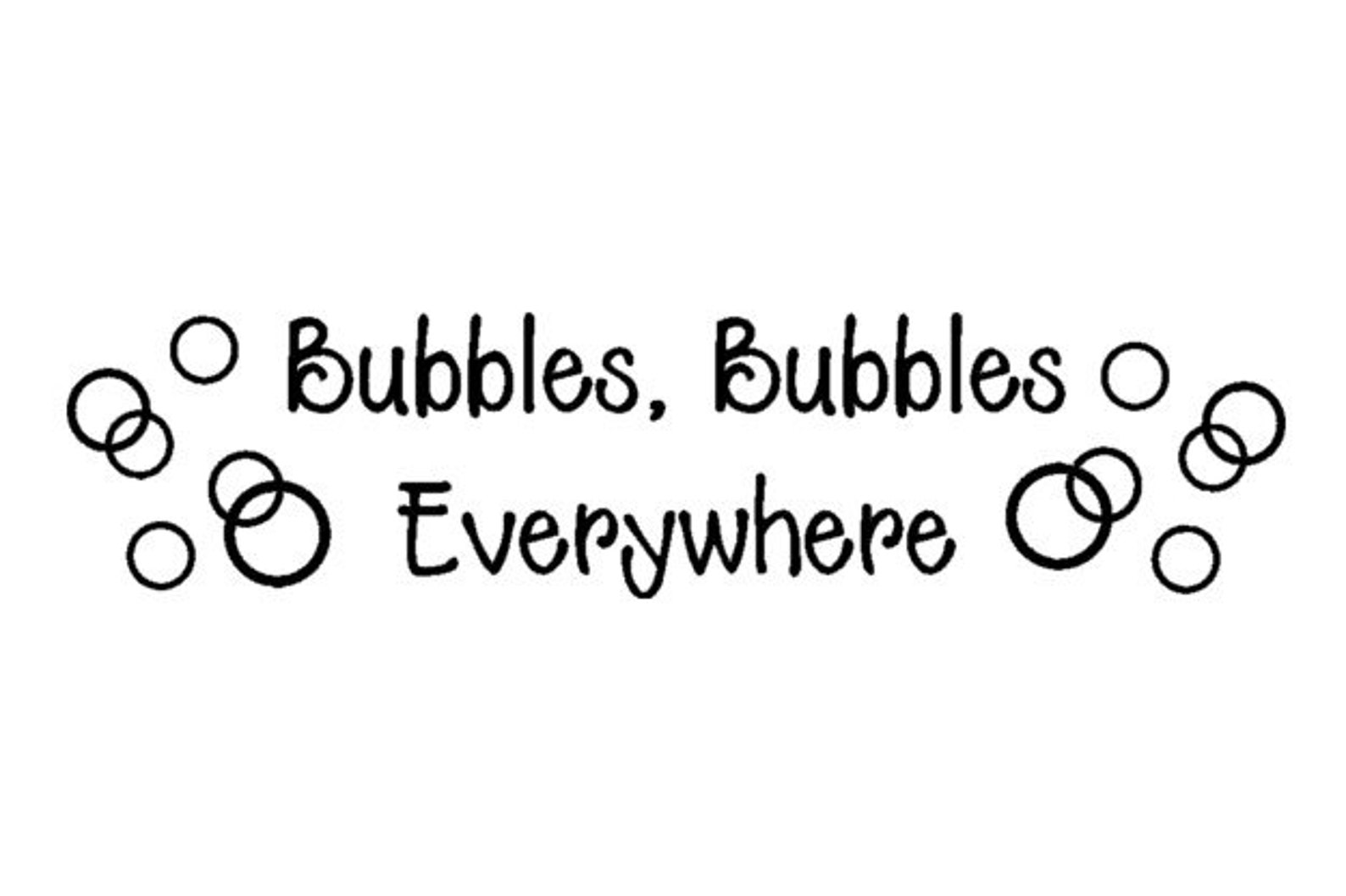 Bathroom Wall Decal Girls Boys Bathroom Decor Shower Wall Etsy