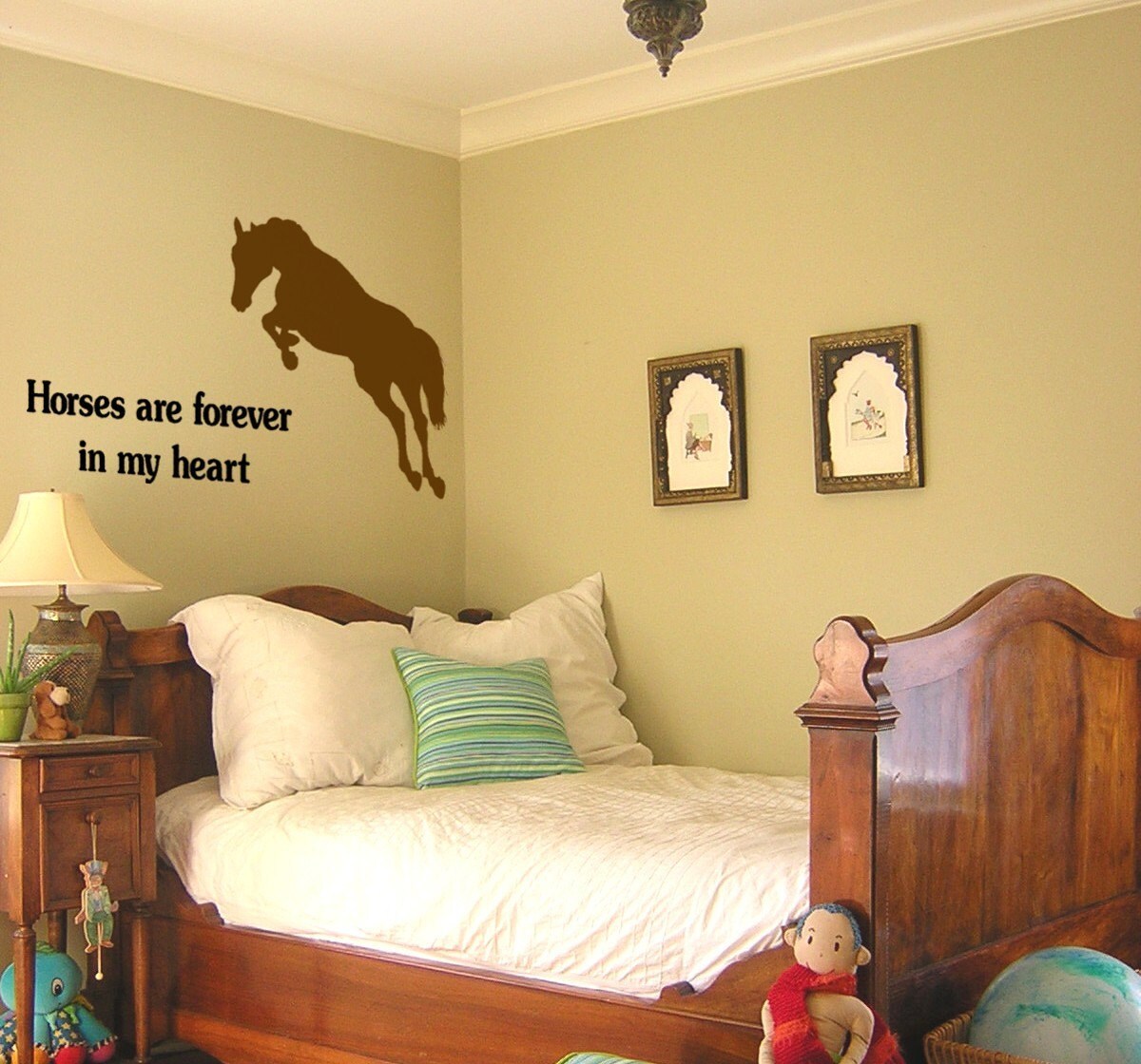 Horse quote wall decal horse wall words sticker girls room Etsy
