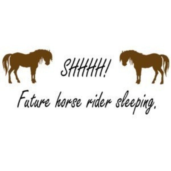 Horse Nursery Horse Decal Pony Quote Wall Words Baby Girl Etsy