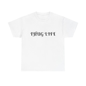 THUG LIFE T-Shirt, Gangster Apparel, Street Style Tee, Urban Clothing, Hip Hop Fashion Shirt