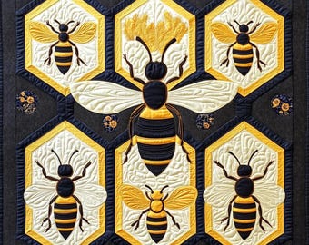 Patrón de colcha Golden Nectar