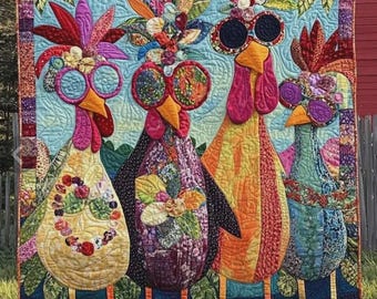 Patrón de colcha Chic Chicks