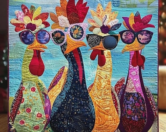 Patrón de colcha "Chicks with Attitude"