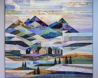 Patrón de colcha Alpine Stillness