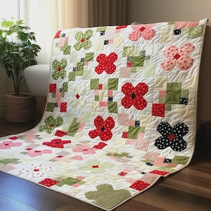 Patchwork Petals Quilt Pattern
