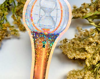 Ateez Lightiny Light Stick Holographic Vinyl Water Resistant Sticker