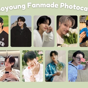 Ateez Wooyoung Fanmade Boyfriend KPOP Photocards