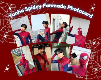 Ateez Yunho Superhero Fanmade Photocards