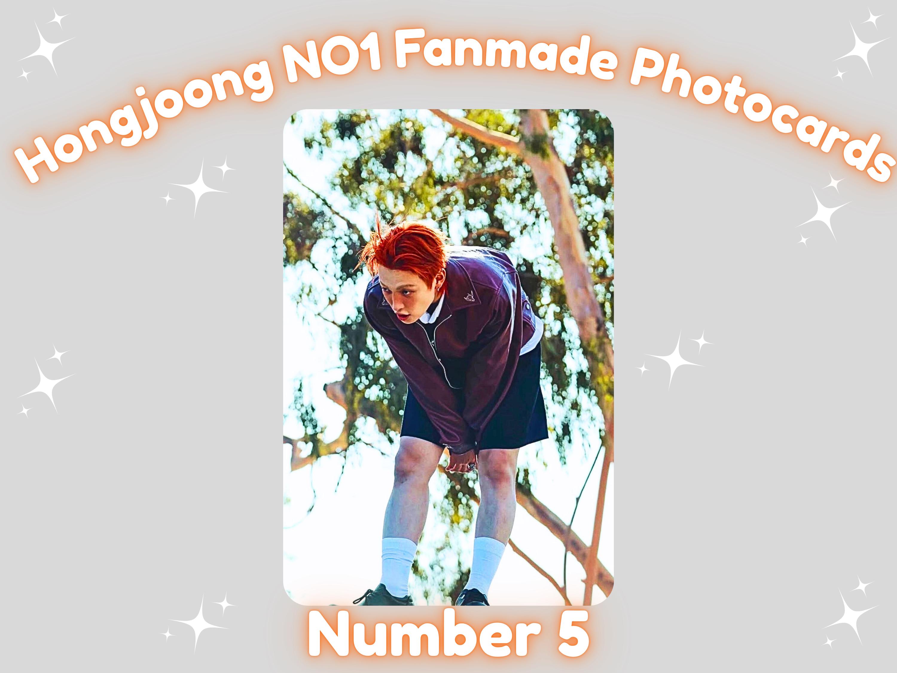 Ateez Hongjoong NO1 Fanmade KPOP Photocard - Etsy