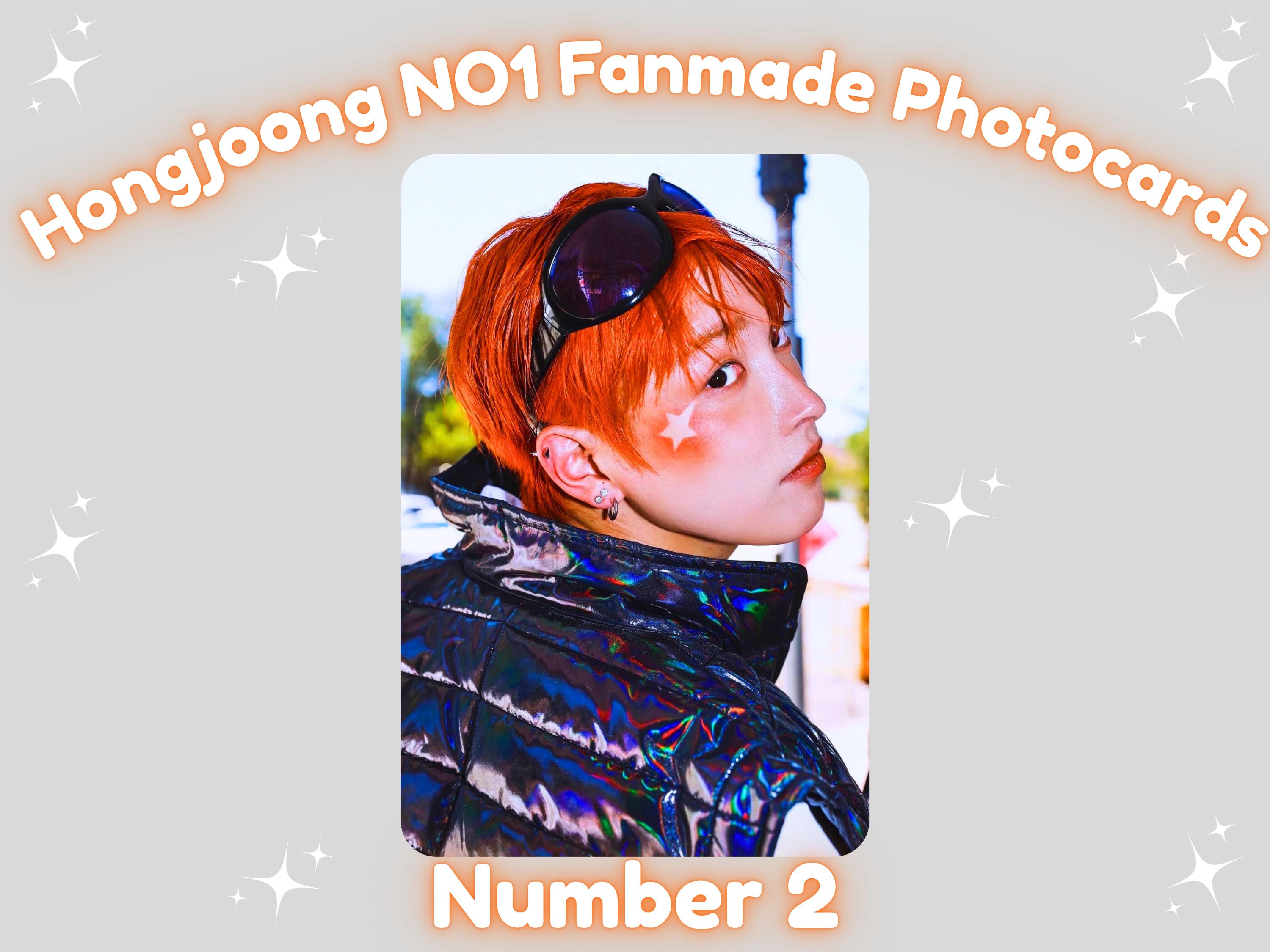 Ateez Hongjoong NO1 Fanmade KPOP Photocard - Etsy