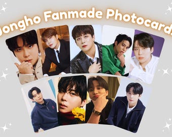 Ateez Jongho Fanmade KPOP Photocards